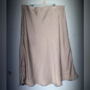 Nordstrom Cream Patterned‎ Maxi Skirt
